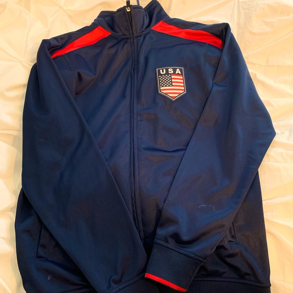 USA OLYMPIC ZIP UP JACKET